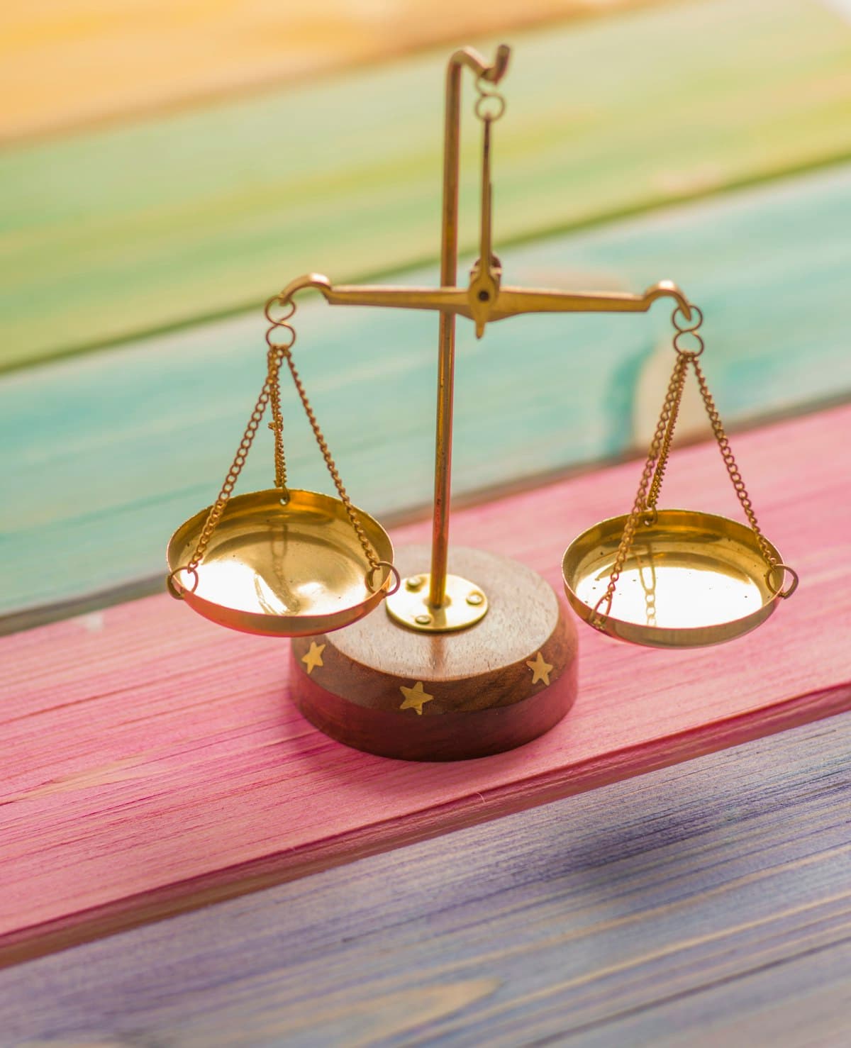 Balance scales representing work-life balance